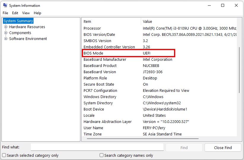 Cara Mengecek Mode BIOS Pakai UEFI Atau Legacy Di Windows Komputer Basic