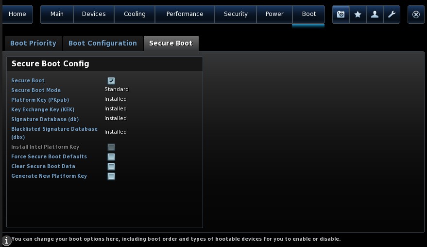 halaman uefi secure boot