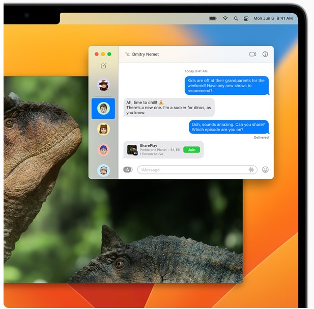 messages macos ventura