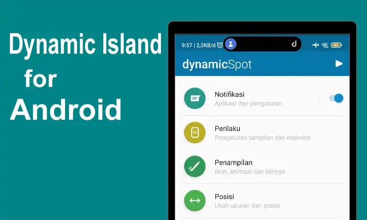 dynamicSpot, Dynamic island untuk android