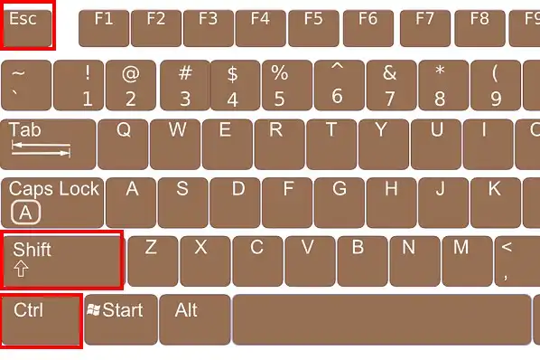 ctrl shift esc