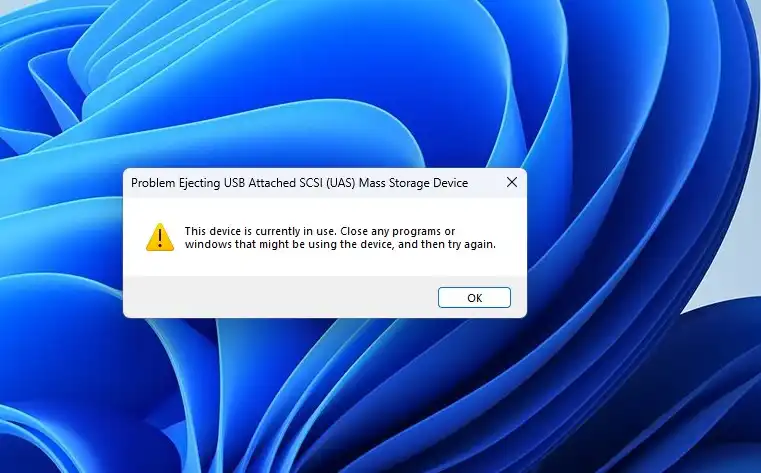 cara mengatasi hard disk eksternal tidak bisa safely remove di laptop pc Windows