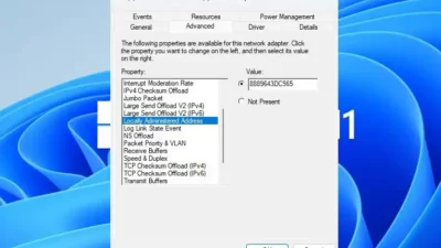 Cara Mengganti MAC Address di PC/Laptop Windows 11