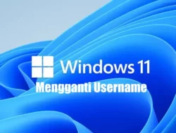 Cara Mengganti Username di Windows 11