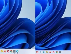 Cara Memperbesar atau Memperkecil Taskbar Windows 11