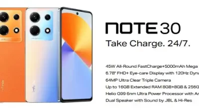 Spesifikasi dan Harga Infinix Note 30 di Indonesia