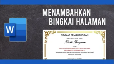 Cara Menambahkan Bingkai Halaman di Word