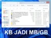 Cara Mengubah Satuan Ukuran File menjadi MB/GB di File Explorer