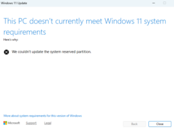 Windows 11 Gagal Update karena System Reserved Partition, Begini Cara Mengatasinya